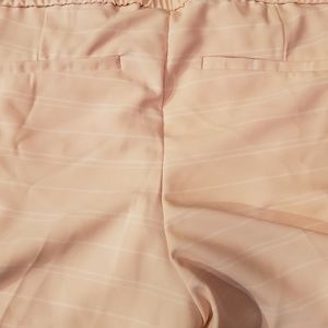 NY&C pink and white drawstring shorts